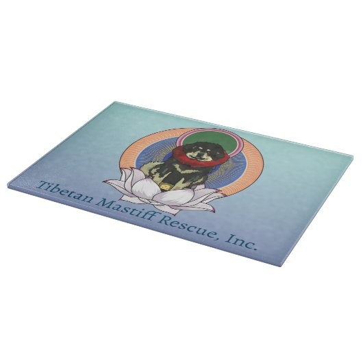 TMRescue Lotus Bloem Logo Snijplank (Hoek)