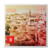 TN013 TUNIS, Tunesië, Afrika, Tegeltje (Voorkant)