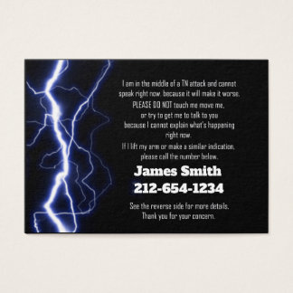 TN Aanval Noodcontact Visitekaartjes