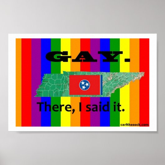 TN gay poster (Voorkant)