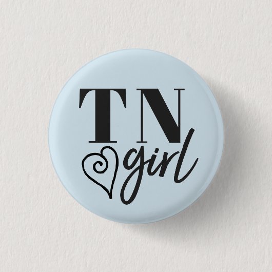 TN Girl - Flair Pin Ronde Button 3,2 Cm (Voorkant)