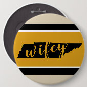 TN State Trooper Wifey Button - Auto Colors (Voorkant /achterkant)