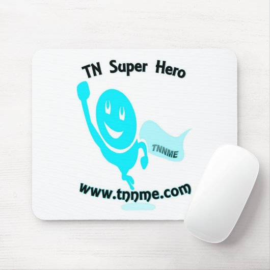 TN Super Hero-muispad. Muismat (Met muis)