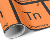 Tn - Tennessee State Chemistry Periodic Table Cadeaupapier (Rol Hoek)