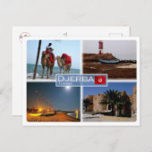 TN Tunesië - Djerba - Briefkaart (Voorkant / Achterkant)