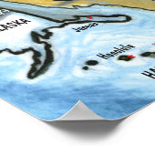 TN USA Map Poster (Hoek)