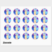 Tne Stellargroove Asame Ronde Sticker #01 (Vel)