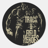 TNF Heroes Discusus Ronde Sticker (Voorkant)
