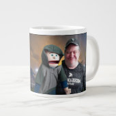 TNFISHKEEPER.COM™ 🐠 #MUG GROTE KOFFIEKOP (Voorkant rechts)
