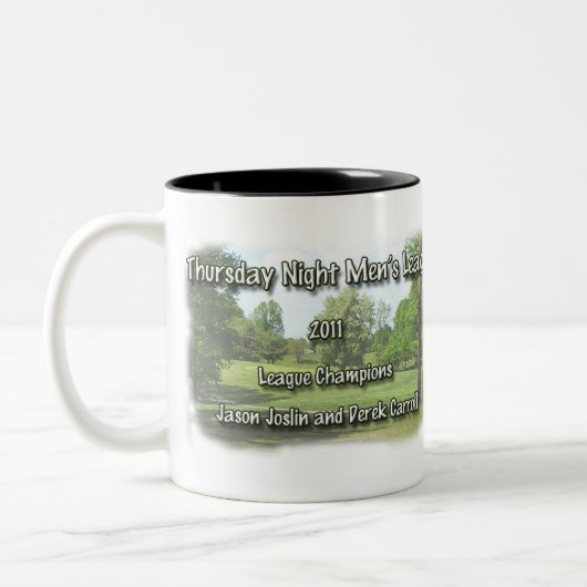 TNML 2011 Champs Jason Tweekleurige Koffiemok (Links)
