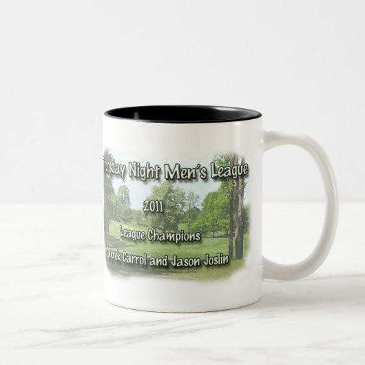 TNML 2011 kampioen Derek Tweekleurige Koffiemok (Rechts)