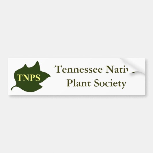 TNPS Poplar Leaf Logo Bumpersticker (Voorkant)
