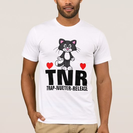 TNR KAT VALFANG NUETER VRIJLATING T-SHIRTS (Voorkant)
