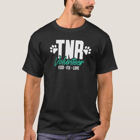 Tnr Tnr Volunteer Feed Fix Love T-shirt (Voorkant)