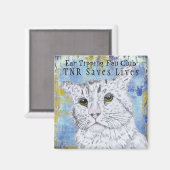 TNR Trap, Neuter, Return Saves Magnet (Voorkant / Achterkant)