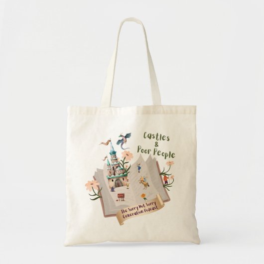 TNSGP Castle and Poor People with Planetary Deer Tote Bag (Voorkant)