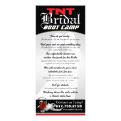 TNT Bridal Boot Camp-rackkaart Reclamekaart (Voorkant)
