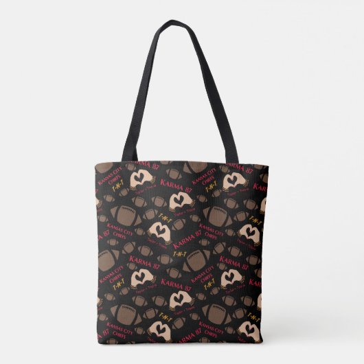 TNT-Chiefs-All Over Print Tas Zwart Rood (Achterkant)