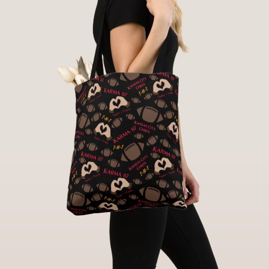 TNT-Chiefs-All Over Print Tas Zwart Rood (Dichtbij)