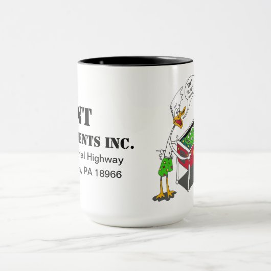 TNT Duck Pinball Mok (Midden)