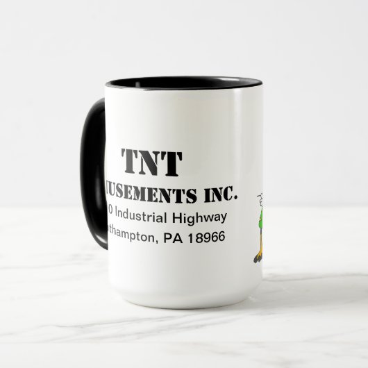 TNT Duck Pinball Mok (Voorkant links)