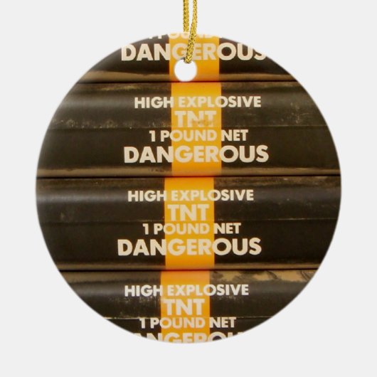 TNT-explosief Keramisch Ornament (Voorkant)