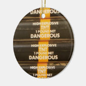 TNT-explosief Keramisch Ornament (Links)