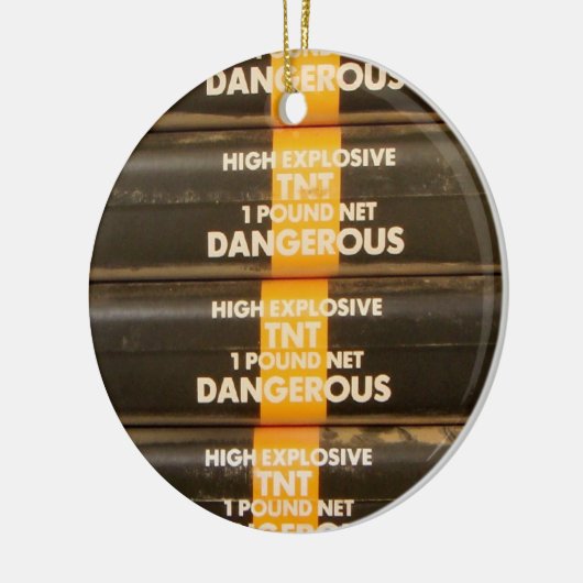 TNT-explosief Keramisch Ornament (Links)