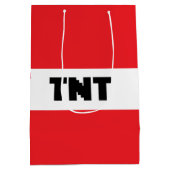 TNT Gift Bag – Gamer Party Explosion Medium Cadeauzakje (Achterkant)