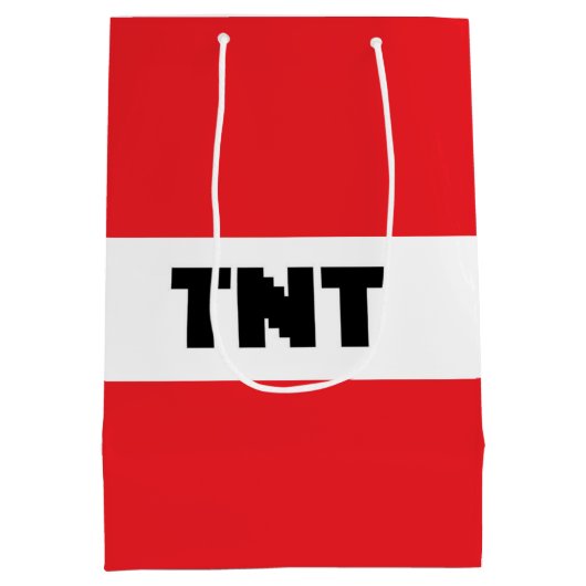 TNT Gift Bag – Gamer Party Explosion Medium Cadeauzakje (Achterkant)