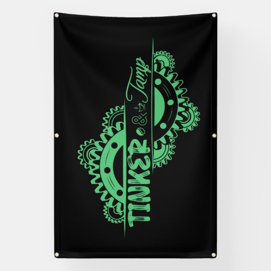 TNT LOGO-BANNER SPANDOEK (Verticaal)