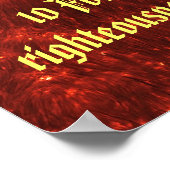 TNT om opgeslagen te worden! Poster (Hoek)