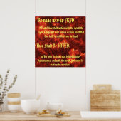 TNT om opgeslagen te worden! Poster (Keuken)