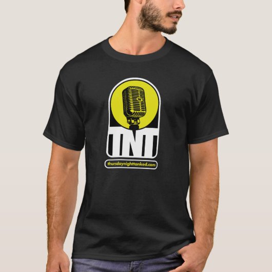 TNT-show Basic Black Logo T-shirt voor donderdagav (Voorkant)