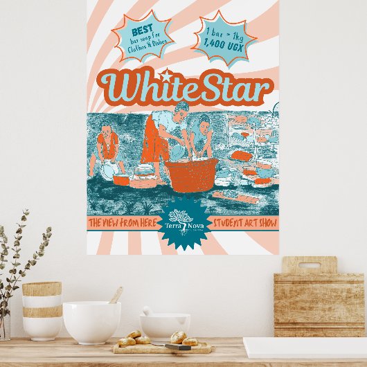 TNU White Star Student Poster (Keuken)