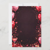 to a girl's night out on Valentine's Day Kaart (Achterkant)