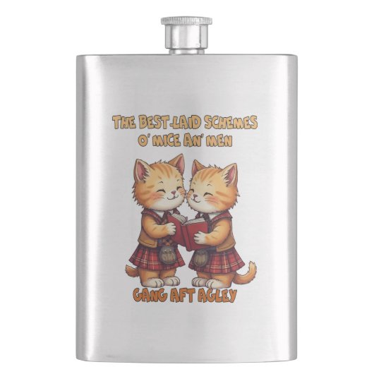 To A Mouse Orange Cats Reciting Burns Flacon (Voorkant)