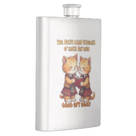 To A Mouse Orange Cats Reciting Burns Flacon