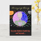 "To an Amazing Being" Verjaardag Kaart (Gele Bloem)