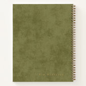 'To Be Continued' Personalized Green Notebook* Notitieboek (Achterkant)