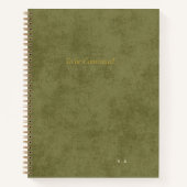 'To Be Continued' Persoonlijke Groene Notitieboek* Notitieboek (Voorkant)
