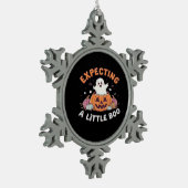 To Be Expecting Little Boo Tin Sneeuwvlok Ornament (Links)