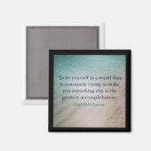 To be yourself magneet (Voorkant / Achterkant)