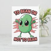 To bean or not to bean kaart (Staand voorkant)