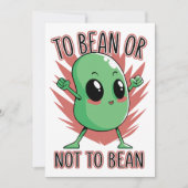 To bean or not to bean kaart (Voorkant)