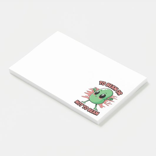 To bean or not to bean post-it® notes (Schuin)