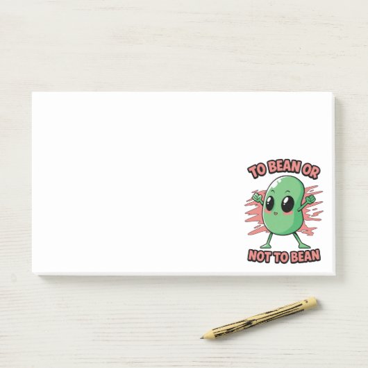 To bean or not to bean post-it® notes (Op bureau)