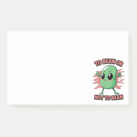 To bean or not to bean post-it® notes (Voorkant)