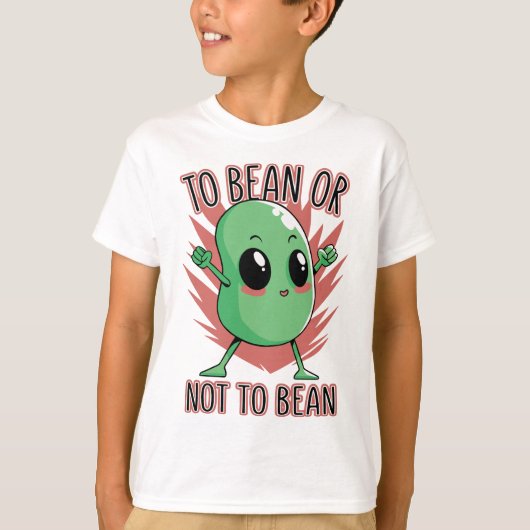 To bean or not to bean t-shirt (Voorkant)