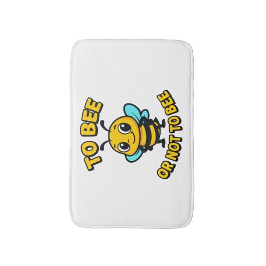 To bee or not to bee badmat (Voorkant Verticaal)